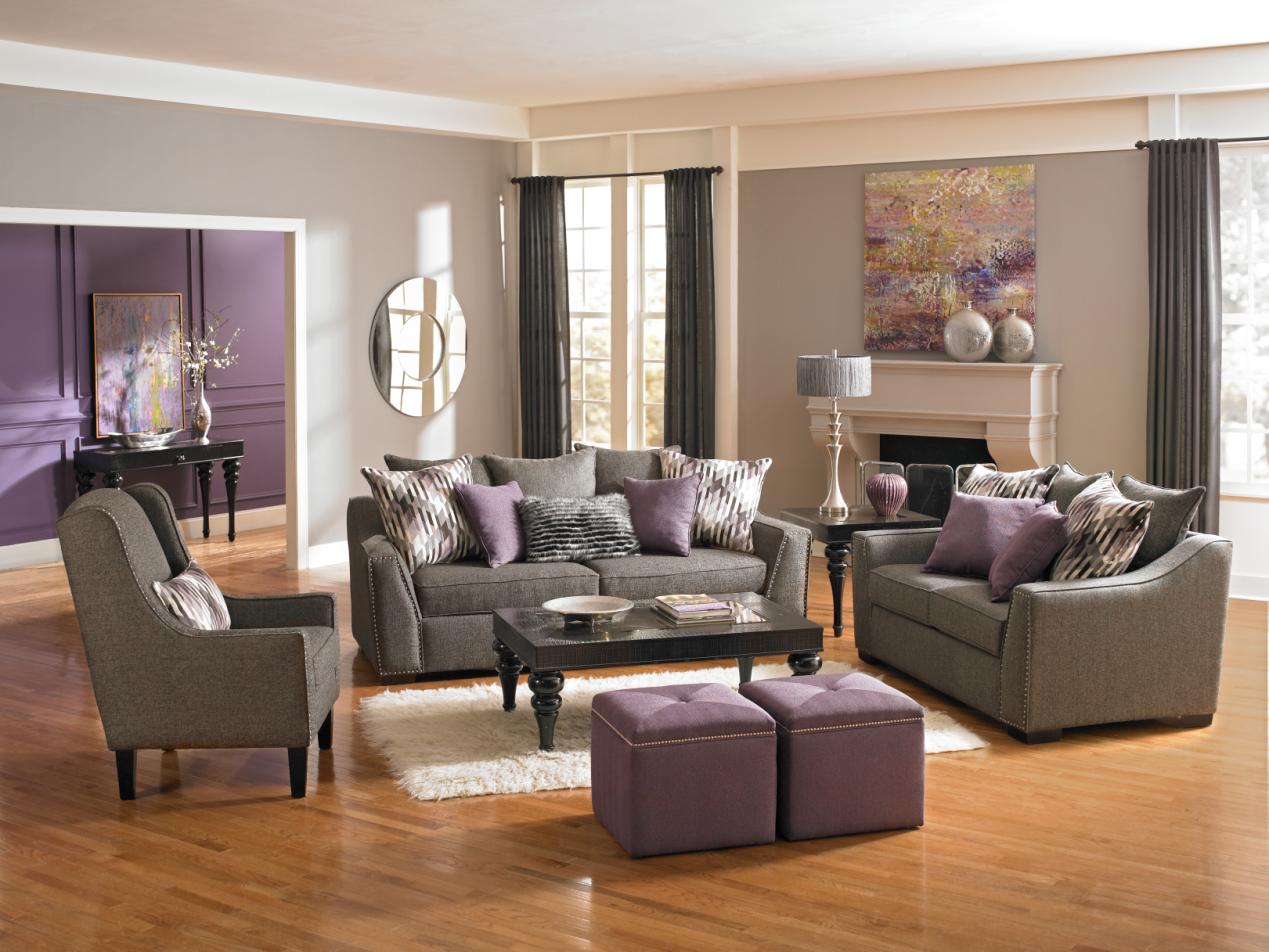 Grey And Purple Living Room Furniture Furniture Designs Baby Shower Ideas